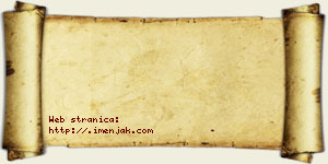 Jana Mioković vizit kartica